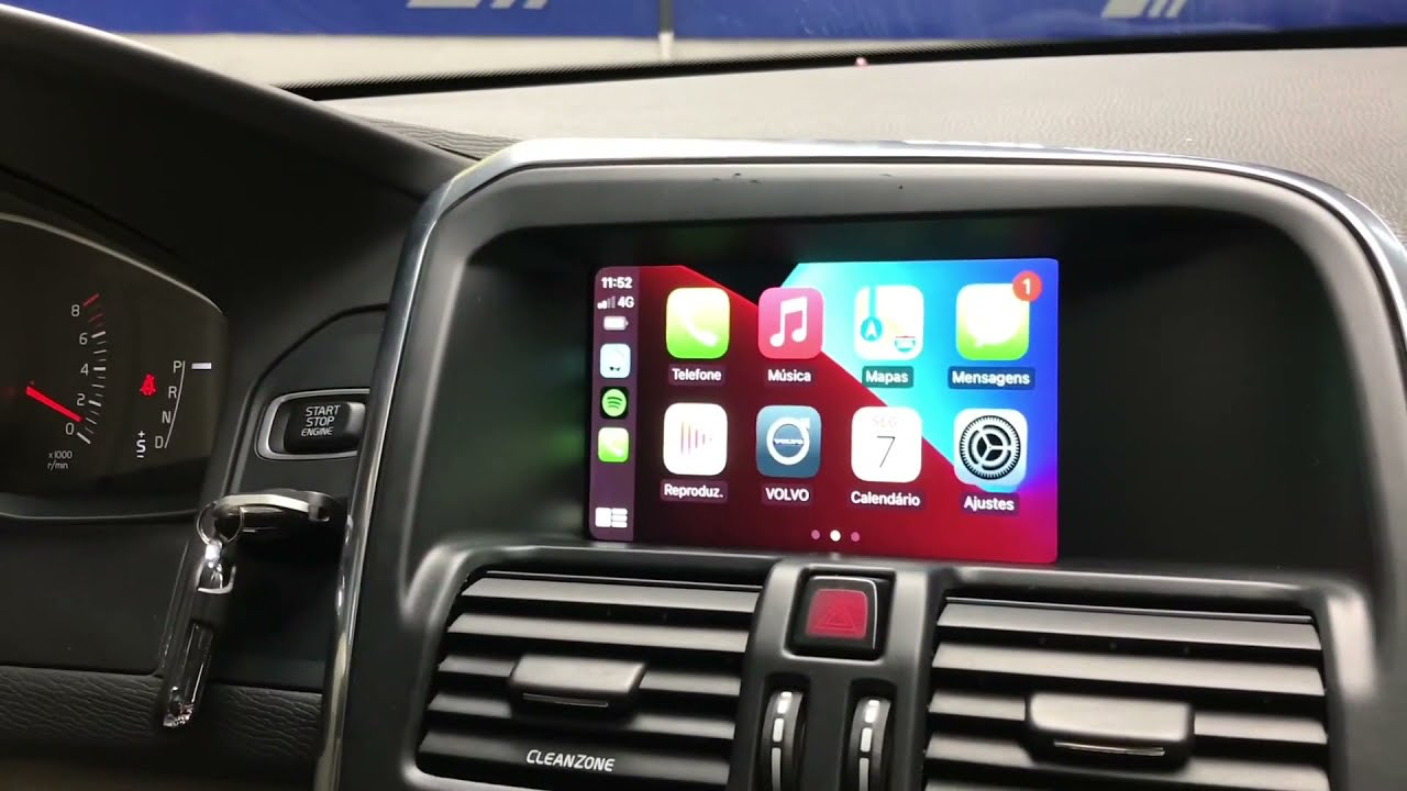 Boîtier CarPlay & Android Auto Sans Fil pour Volvo XC60 (2014-2018) - Compatible Écran d\'Origine