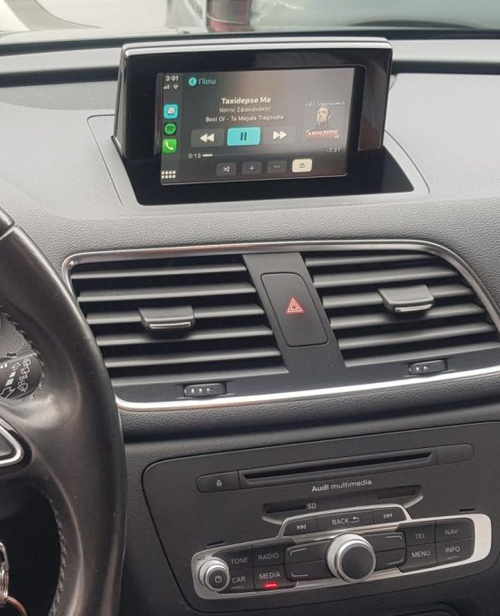 Boîtier CarPlay & Android Auto Sans Fil pour Audi Q3 (2011-2018) - Compatible Écran d\'Origine
