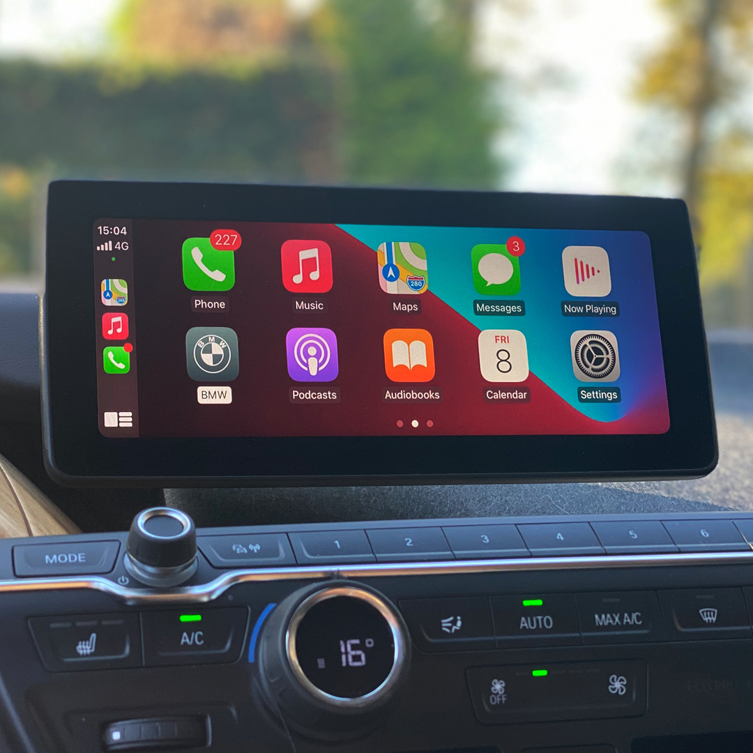 Boîtier CarPlay & Android Auto Sans Fil pour BMW i3 (2013-2022) - Compatible Écran d\'Origine