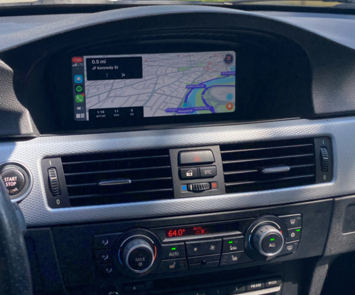 Boîtier CarPlay & Android Auto Sans Fil pour BMW Série 5 & 6 (2003-2010), Série 3 E90 (2003-2012) - Compatible Écran d\'Origine