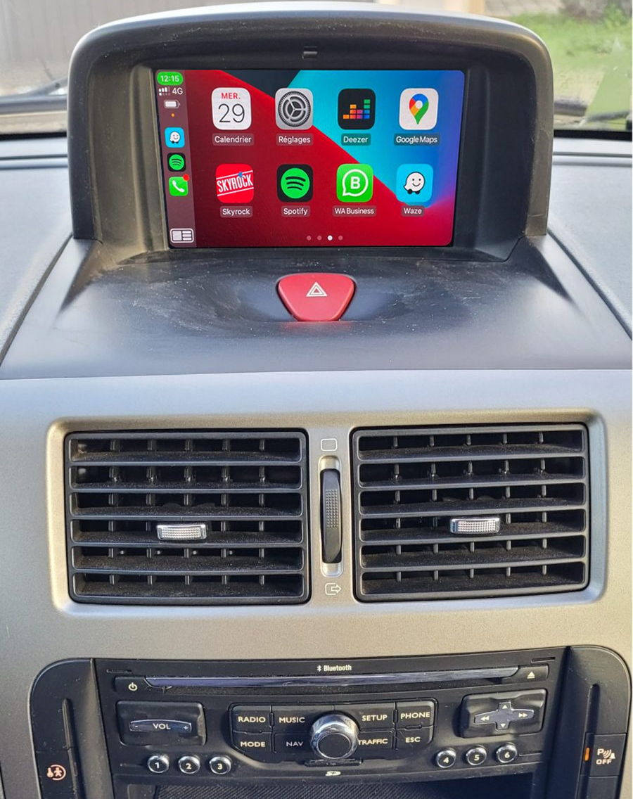 Boîtier CarPlay & Android Auto Sans Fil pour Citroën Jumpy (2012-2016) - Compatible Écran d\'Origine