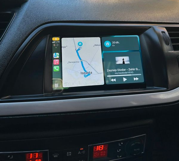 Boîtier CarPlay & Android Auto Sans Fil pour Citroën C5 (2014-2017) - Compatible Écran d\'Origine