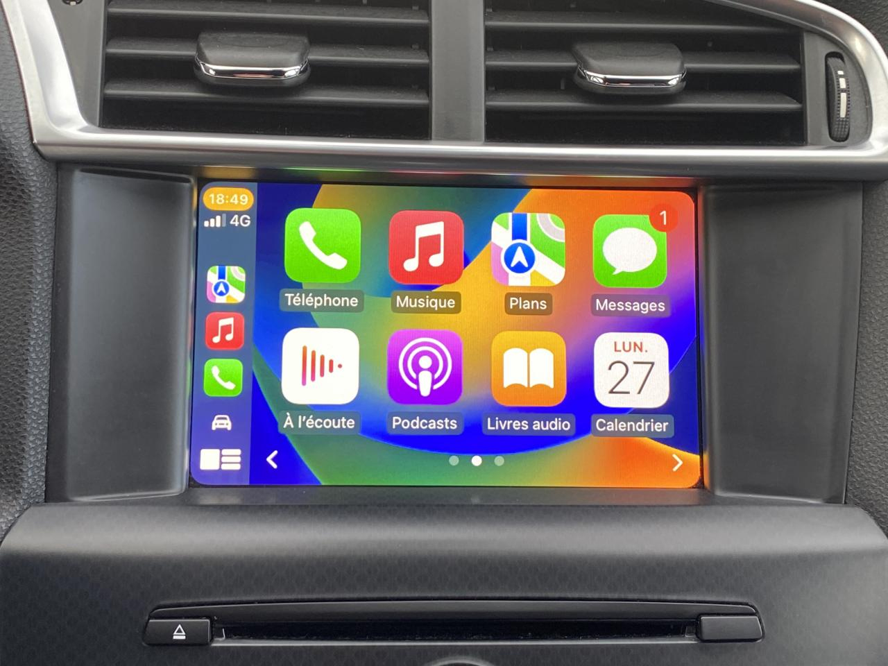 Boîtier CarPlay & Android Auto Sans Fil pour Citroën C4 & DS4 (2014-2018) - Compatible Écran d\'Origine