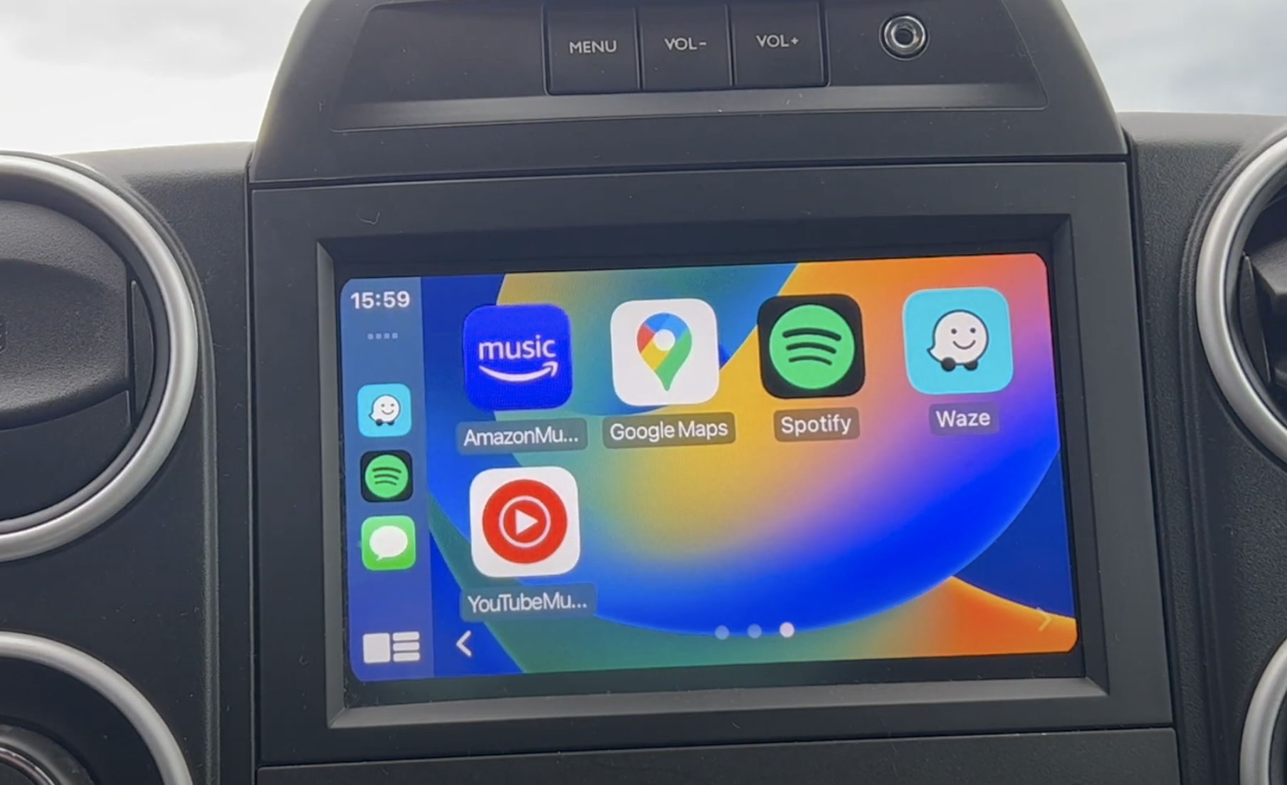 Boîtier CarPlay & Android Auto Sans Fil pour Peugeot Partner (2016-2018) - Compatible Écran d\'Origine