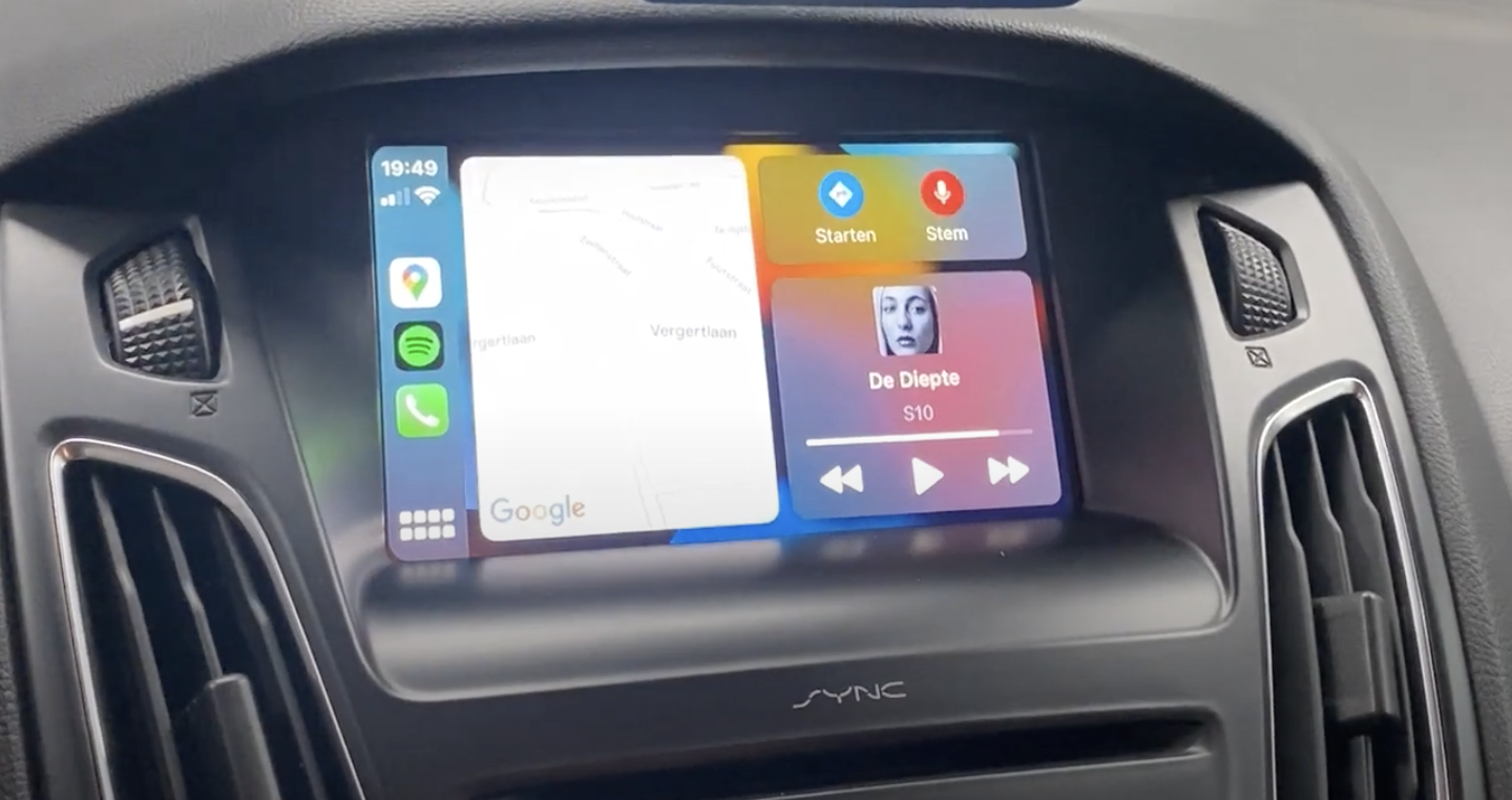 Boîtier CarPlay & Android Auto Sans Fil pour Ford Focus (2011-2018) - Compatible Écran d\'Origine SYNC2