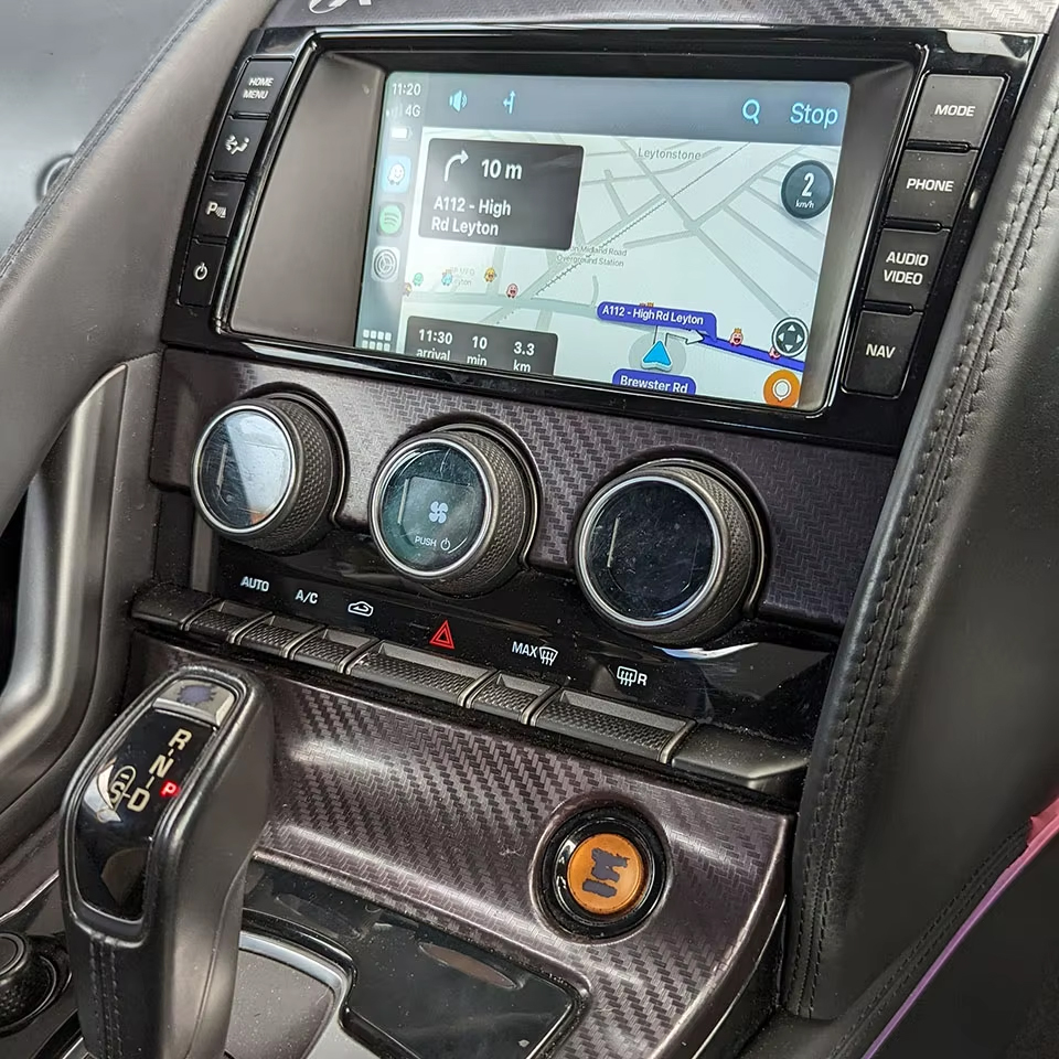 Boîtier CarPlay & Android Auto Sans Fil pour Jaguar F-Type (2013-2020) - Compatible Écran d\'Origine