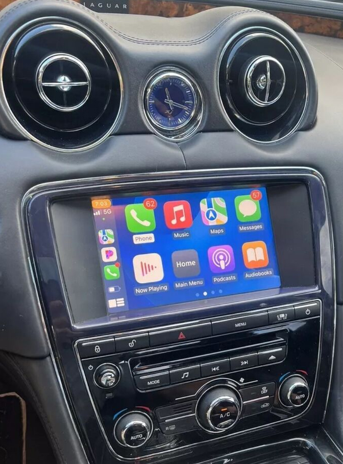 Boîtier CarPlay & Android Auto Sans Fil pour Jaguar XJ (2010-2019) - Compatible Écran d\'Origine
