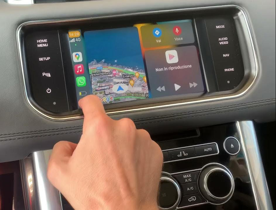 Boîtier CarPlay & Android Auto Sans Fil pour Range Rover Vogue L405 & Sport (2013-2017) - Compatible Écran d\'Origine