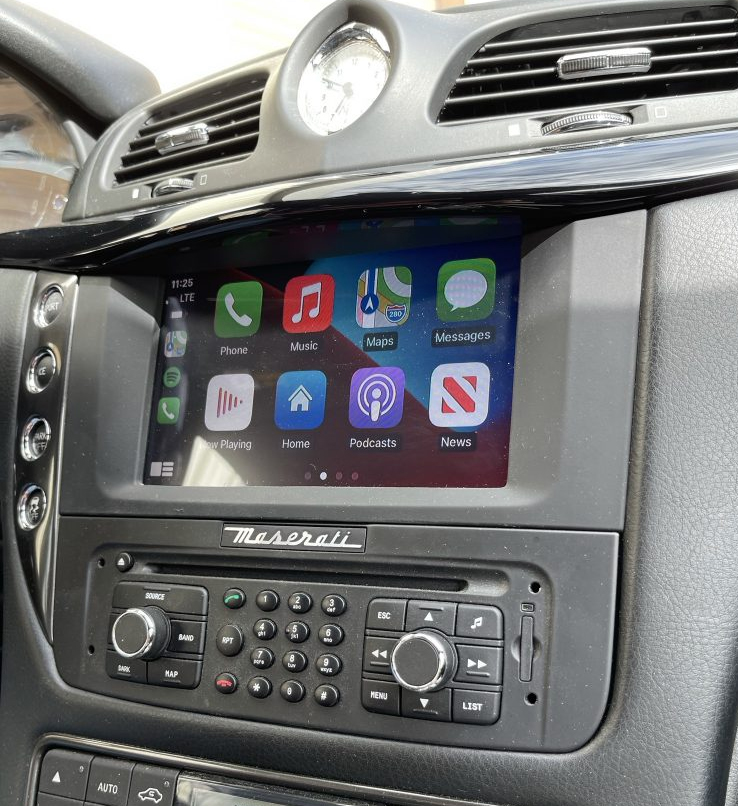 Boîtier CarPlay & Android Auto Sans Fil pour Maserati GranTurismo (2007-2012) - Compatible Écran d\'Origine