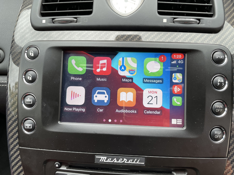 Boîtier CarPlay & Android Auto Sans Fil pour Maserati Quattroporte (2009-2012) - Compatible Écran d\'Origine