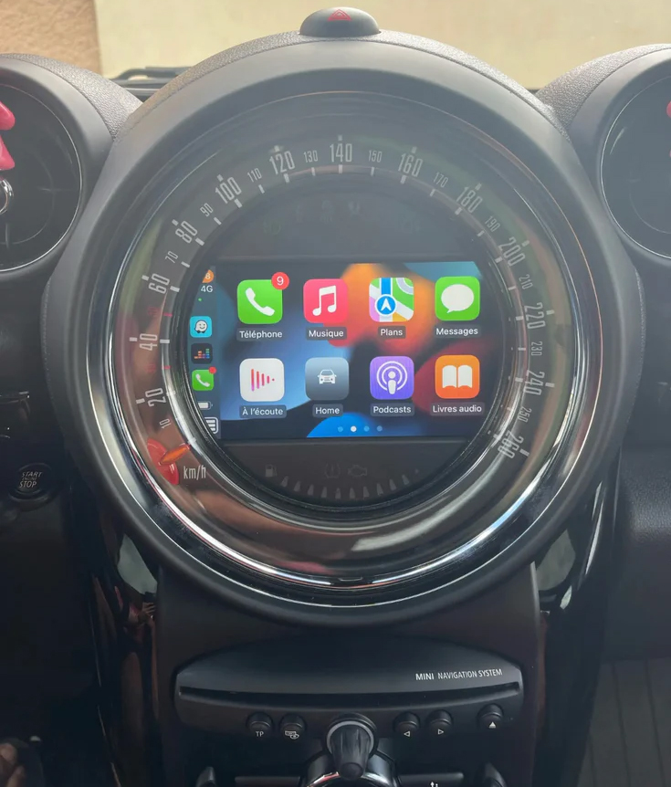 Boîtier CarPlay & Android Auto Sans Fil pour Mini Countryman & Paceman (2010-2017) - Compatible Écran d\'Origine
