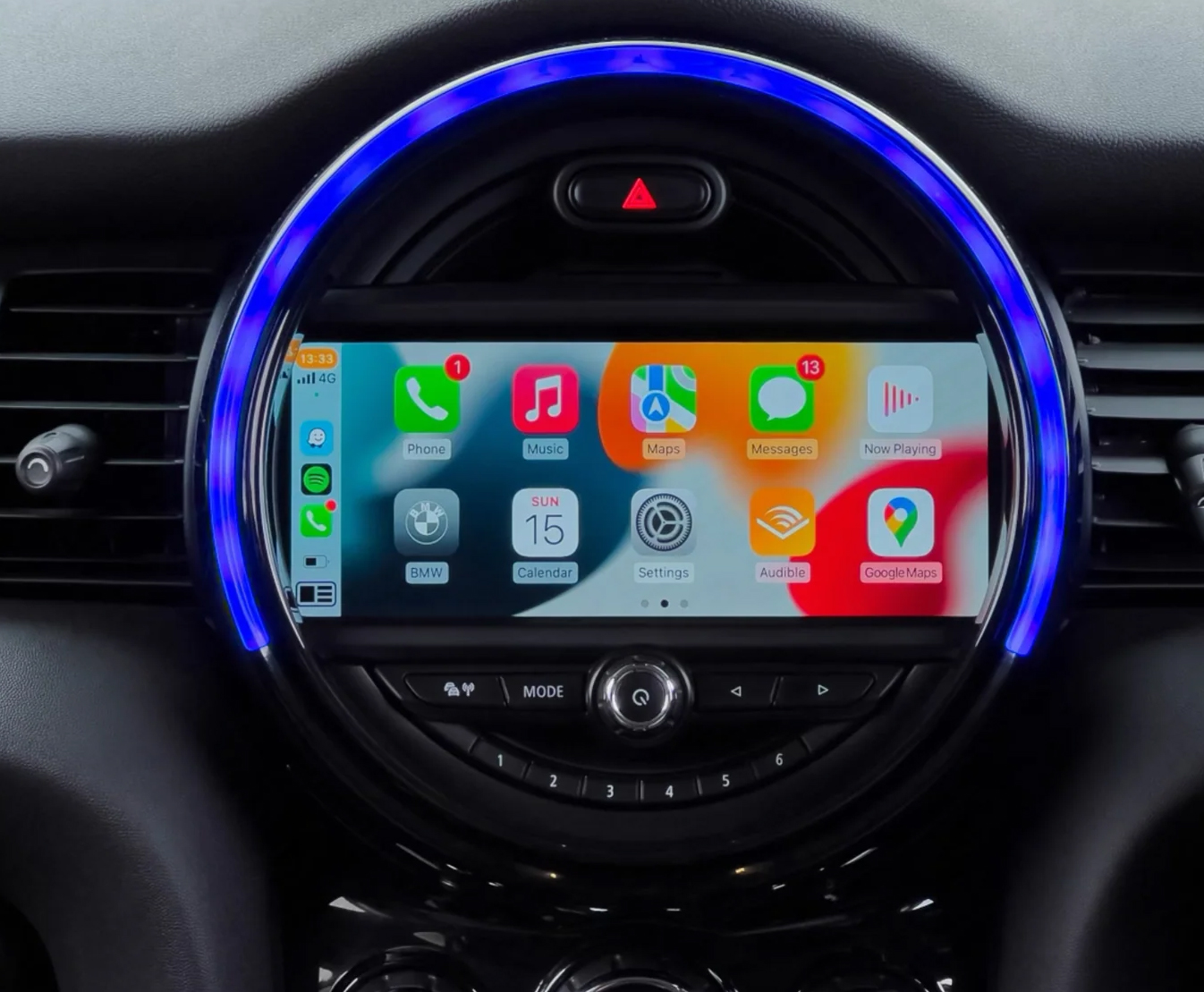 Boîtier CarPlay & Android Auto Sans Fil pour Mini Countryman (2014-2017) - Compatible Écran d\'Origine