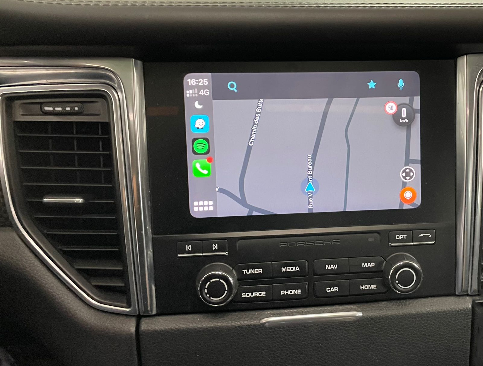 Boîtier CarPlay & Android Auto Sans Fil pour Porsche Macan (2014-2018) - Compatible Écran d\'Origine