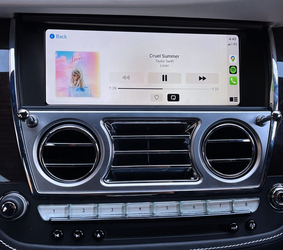 Boîtier CarPlay & Android Auto Sans Fil pour Rolls-Royce Wraith, Ghost & Dawn (2010-2018) - Compatible Écran d\'Origine