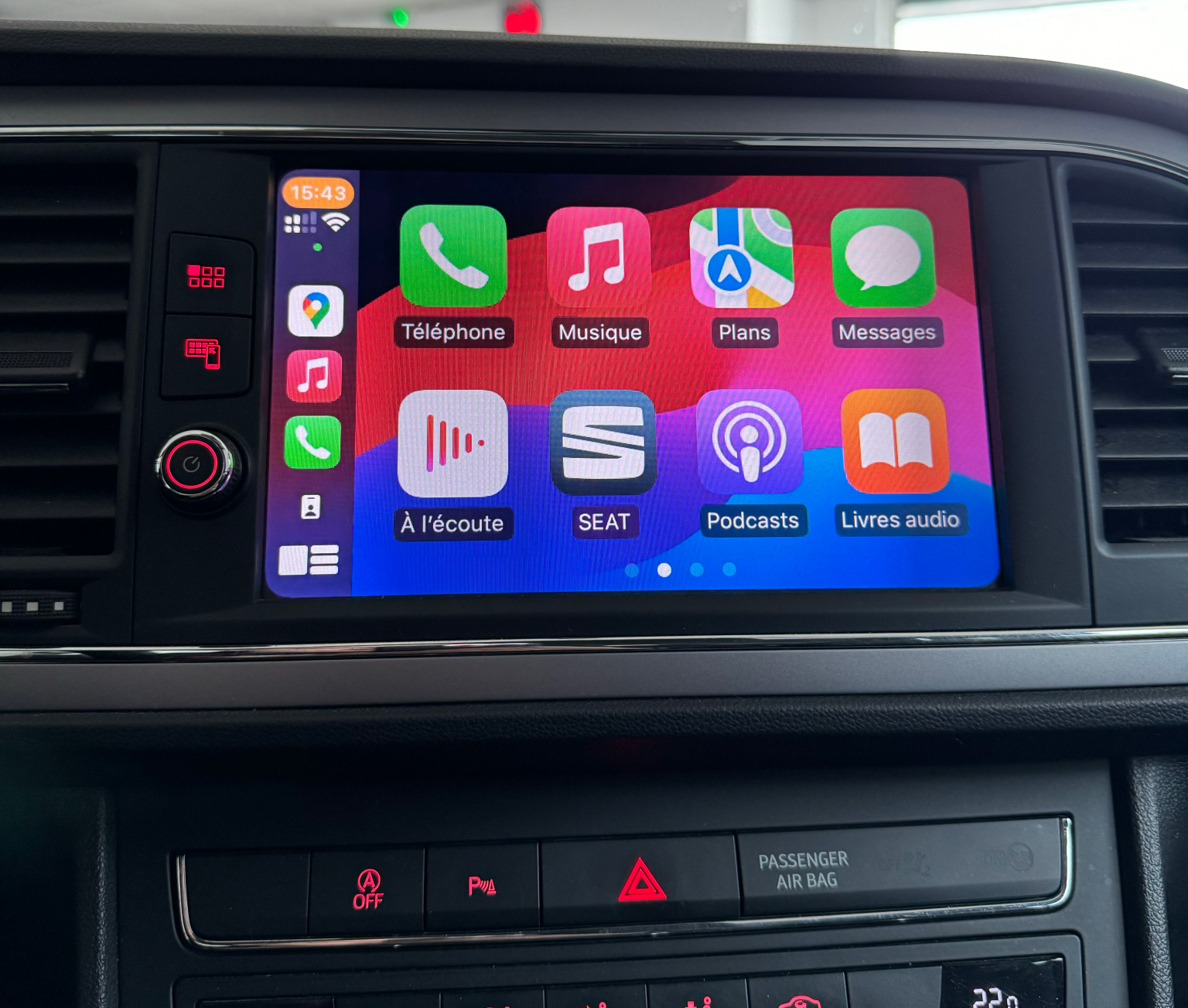 Boîtier CarPlay & Android Auto Sans Fil pour Seat Leon & Ateca (2013-2020) - Compatible Écran d\'Origine