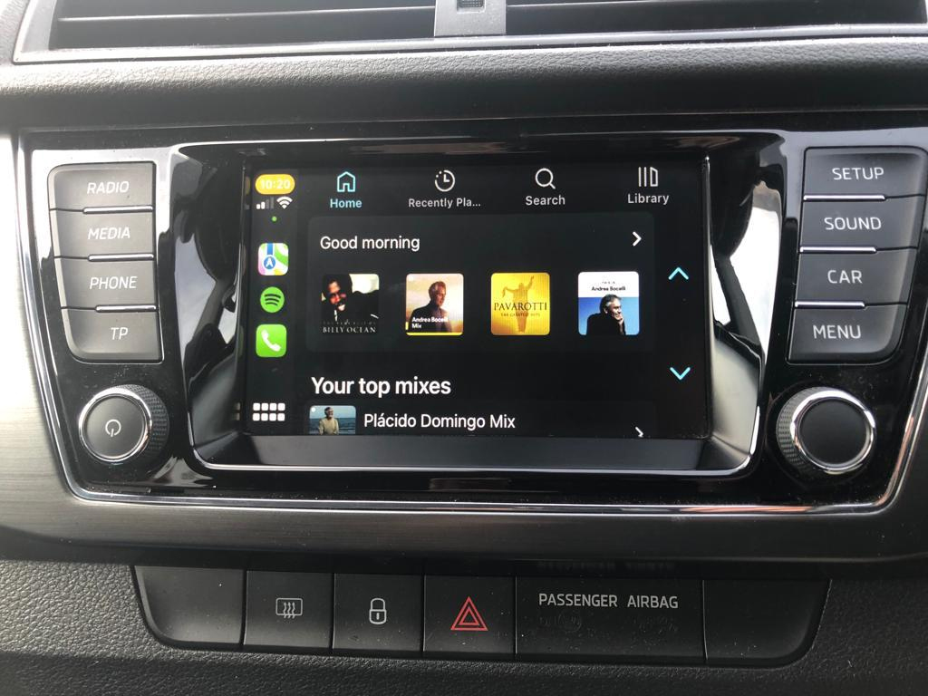 CarPlay Skoda Fabia écran Columbus 9.2 pouces
