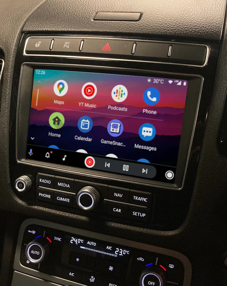 Boîtier CarPlay & Android Auto Sans Fil pour Volkswagen Touareg (2010-2017) - Compatible Écran d\'Origine