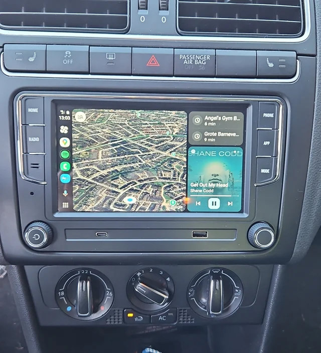 Boîtier CarPlay & Android Auto Sans Fil pour Volkswagen Polo (2014-2017) - Compatible Écran d\'Origine