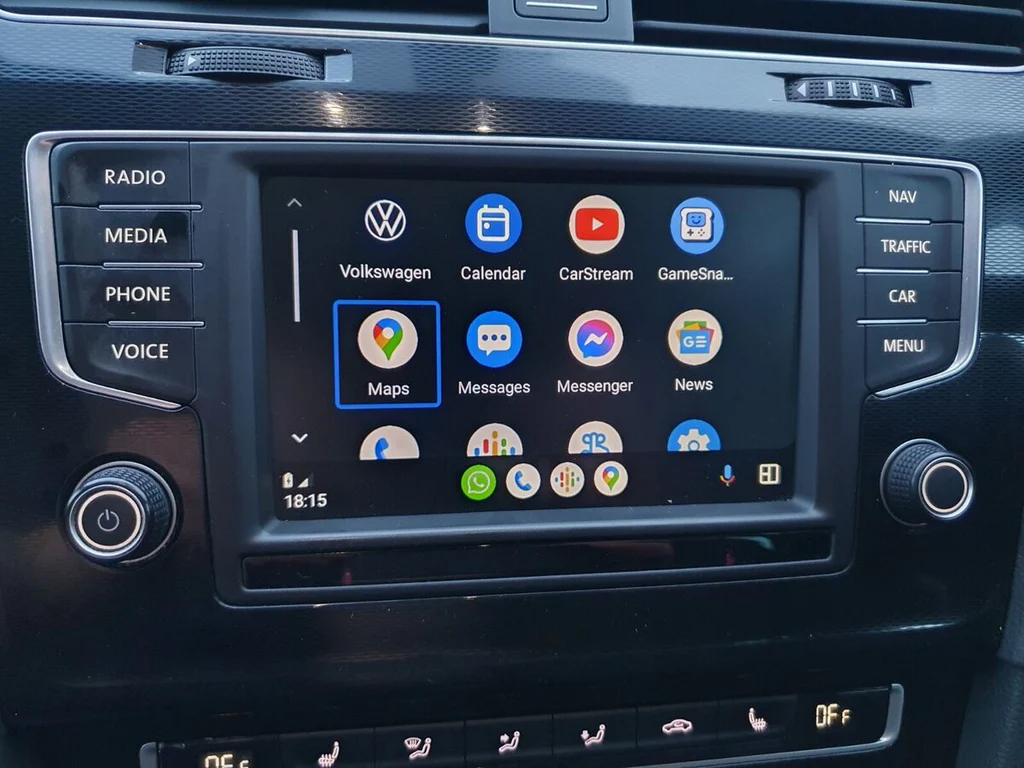 CarPlay & Android Auto Volkswagen Golf 7 Sur écran d