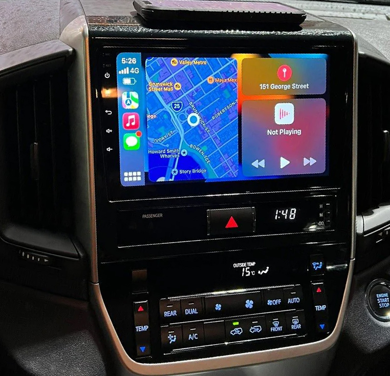 Boîtier CarPlay & Android Auto Sans Fil pour Toyota Land Cruiser 200 (2016-2019) - Compatible Écran d\'Origine