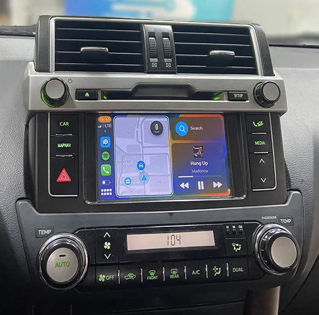 Boîtier CarPlay & Android Auto Sans Fil pour Toyota Land Cruiser 150 (2014-2017) - Compatible Écran d\'Origine