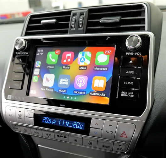 Boîtier CarPlay & Android Auto Sans Fil pour Toyota Land Cruiser Prado (2018-2019) - Compatible Écran d\'Origine