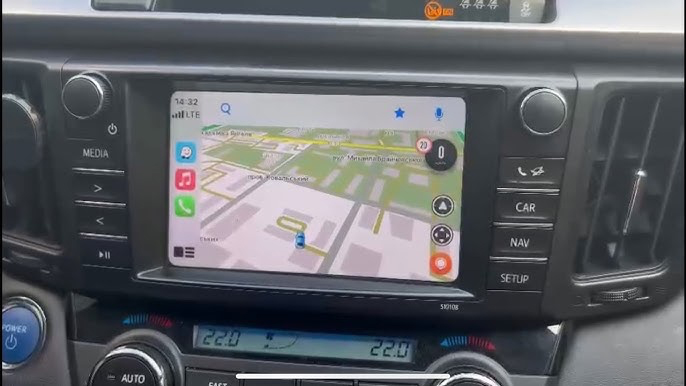 Boîtier CarPlay & Android Auto Sans Fil pour Toyota RAV4 (2014-2018) - Compatible Écran d\'Origine