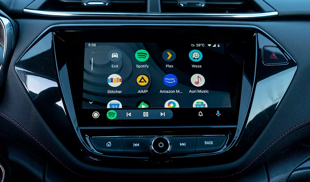 Android Auto sur écran Chevrolet MyLink