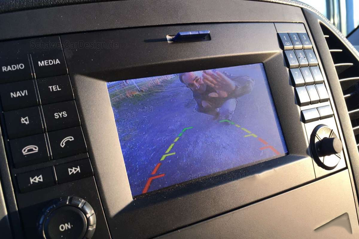 Caméra De Recul Pour Mercedes Vito 447 Mixto Phase 2 - Occasion - Garantie 12 Mois