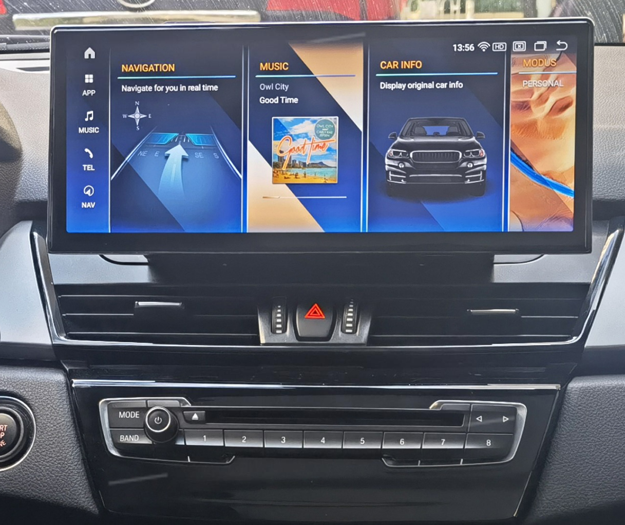 Autoradio Carplay GPS écran tactile Android BMW Série 2 Active Tourer F45 de 03/2014 à 10/2021