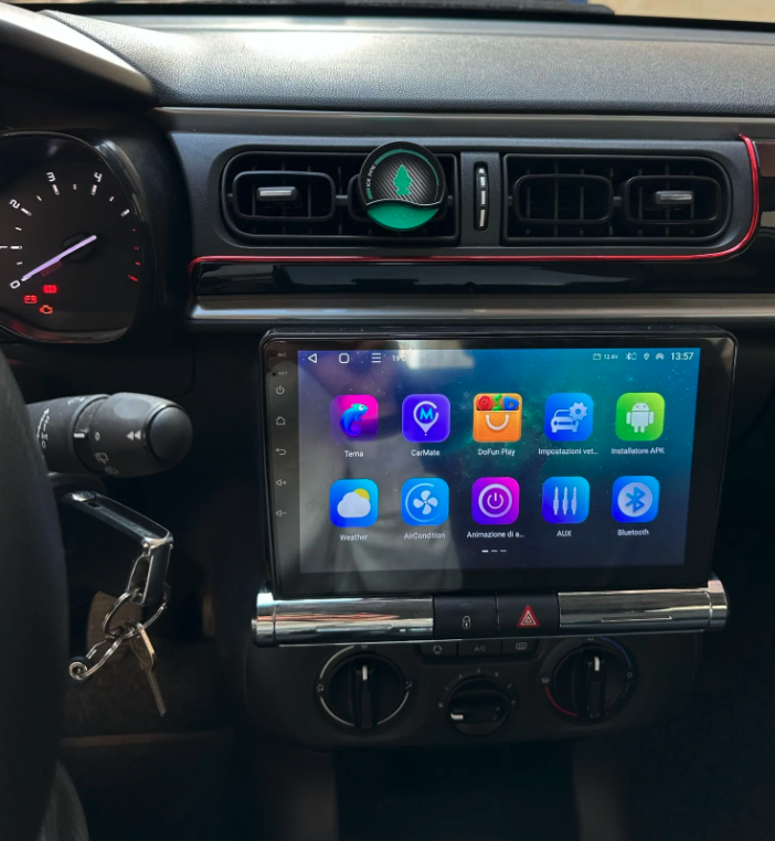 Autoradio Android 12.0 GPS Carplay et Android Auto, Citroën C3 et C3 Aircross de 2016 à 2023