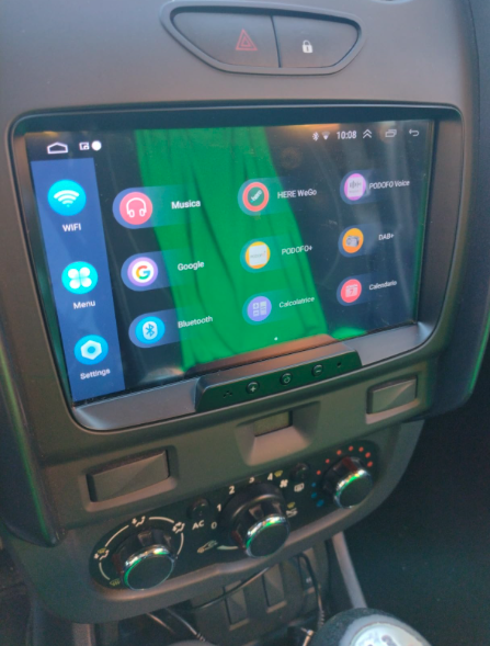 Autoradio Android 13.0 GPS Carplay et Android Auto, Dacia Duster, Sandero, Lodgy... de 2010 à 2018
