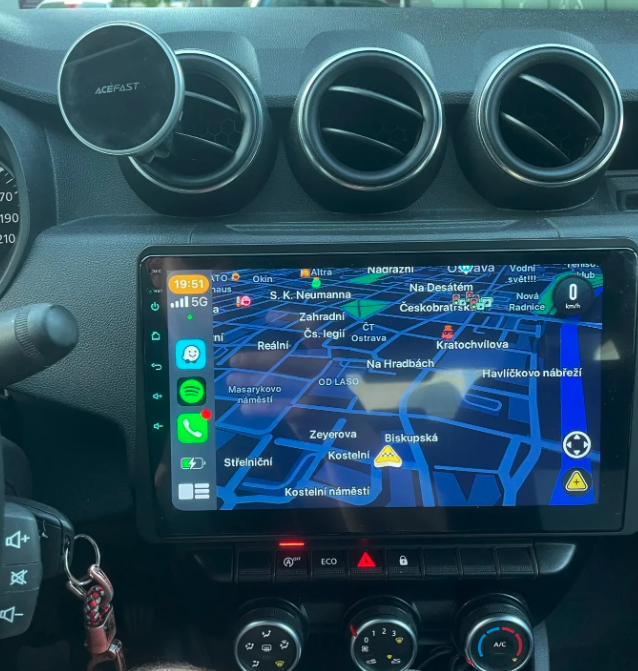 Autoradio Android 13.0 GPS Carplay et Android Auto, Dacia Duster de 2018 à 2023
