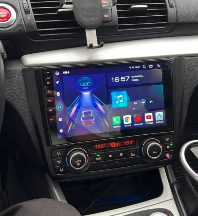 Autoradio Android 13.0 GPS Carplay et Android Auto, BMW Série 1 de 2006 à 2012