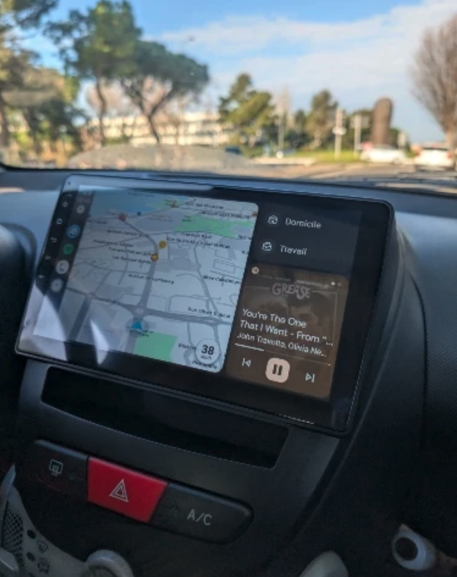 Autoradio Android 13.0 GPS Carplay et Android Auto, Citroën C1 de 2005 à 2014