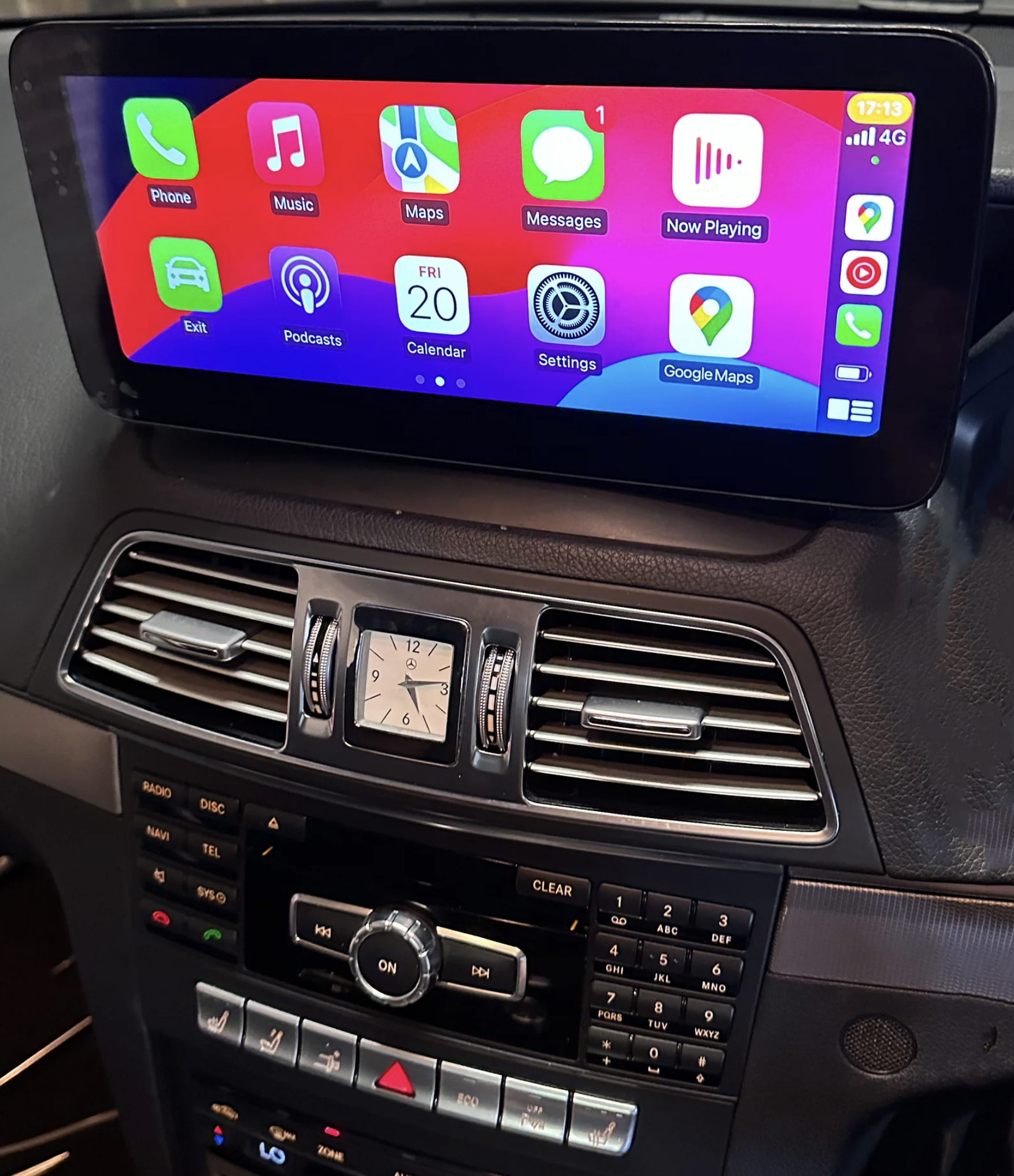 Autoradio Android 13 Pour Mercedes Classe E W207 - Écran IPS 10,25", 8 Cœurs, DAB+, CarPlay, GPS, 4Go RAM, 64Go