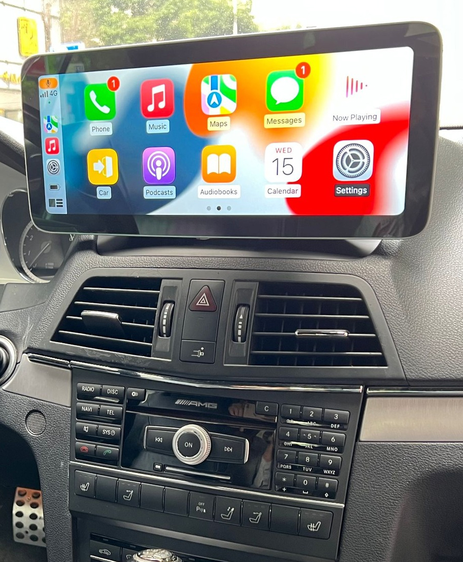 Ecran tactile Android 13.0 et Carplay sans fil Mercedes Classe E W207 (2 portes) de 2009 à 2012