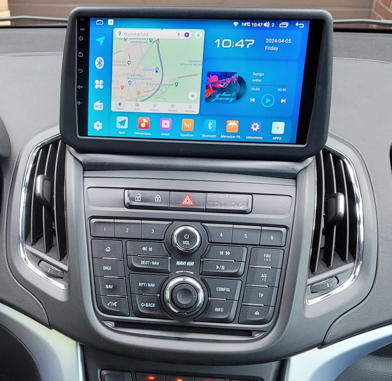 Autoradio Carplay GPS écran tactile QLED Android Auto Opel Zafira de 2011 à 2016