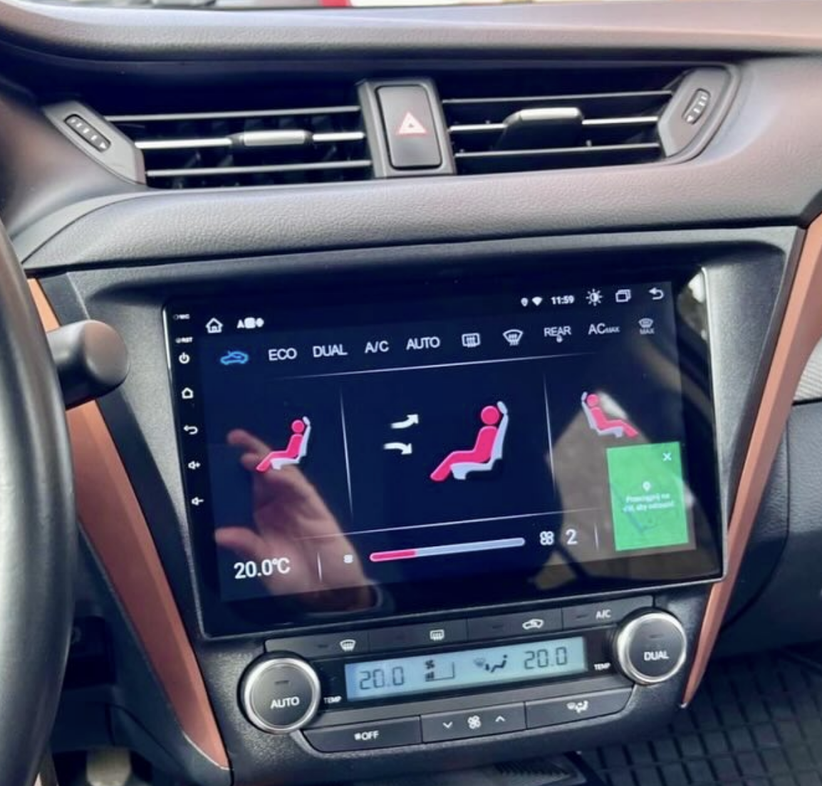 Autoradio Carplay GPS écran tactile QLED Android Auto Toyota Avensis de 2018 à 2020