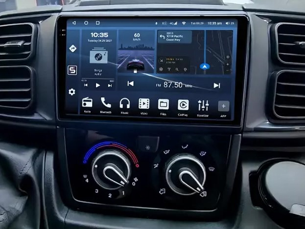 Autoradio Carplay GPS écran tactile QLED Android Auto Citroën Jumper de 2021 à 2025
