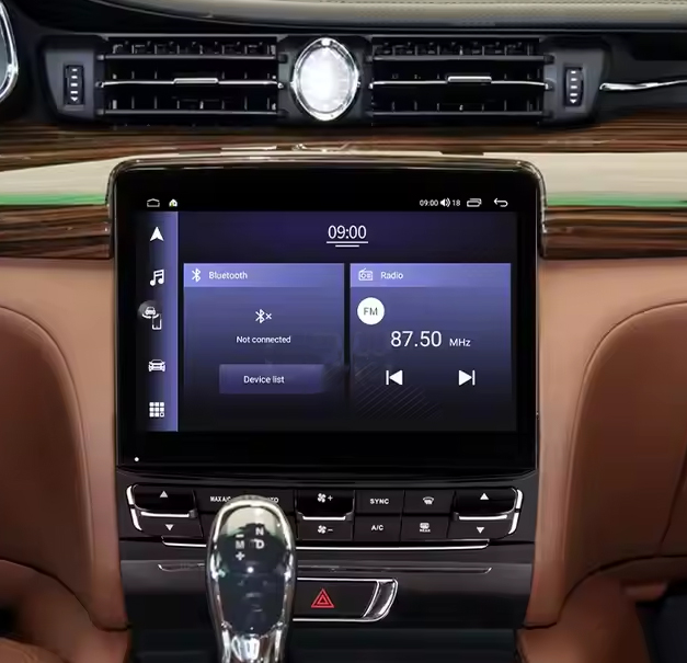 Autoradio tactile GPS Android 14.0 et Apple Carplay Maserati Quattroporte 2013 à 2016