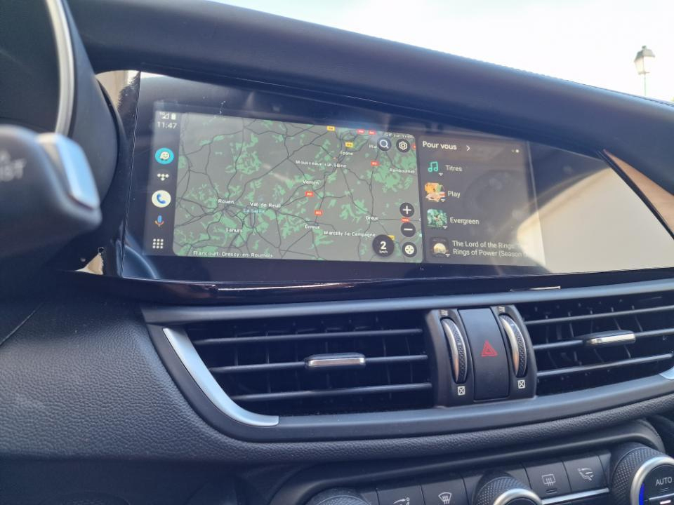 Ecran tactile GPS Android 13.0 et Carplay sans fil Alfa Romeo Giulia de 2016 à 2024