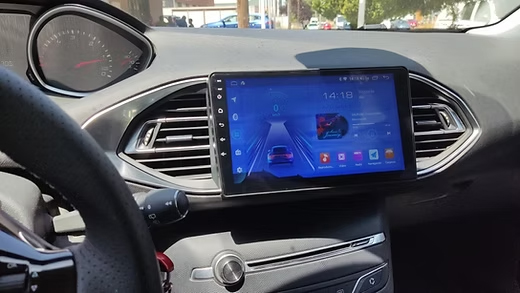 Autoradio Android 13.0 GPS Carplay et Android Auto, Peugeot 308 de 2013 à 2021
