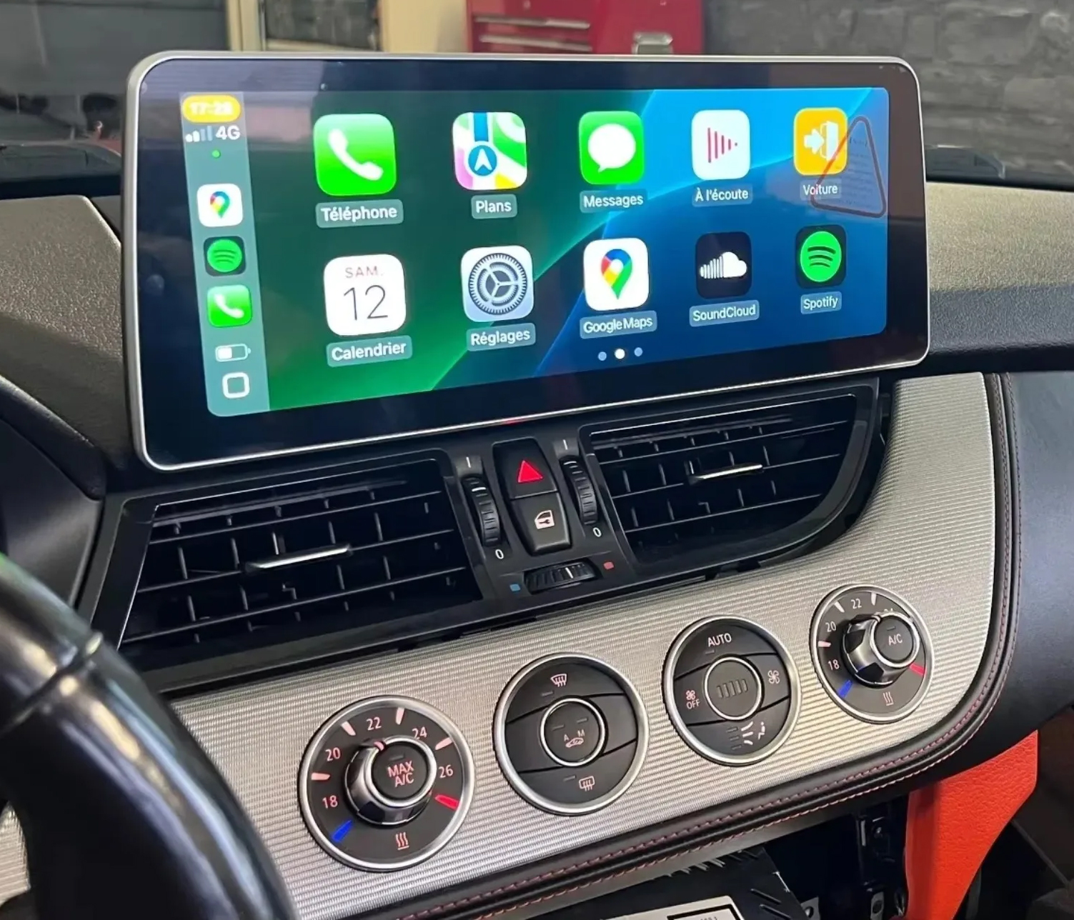 Autoradio tactile Android Auto et Apple Carplay sans fil BMW Z4 E89 de 2009 à 2015
