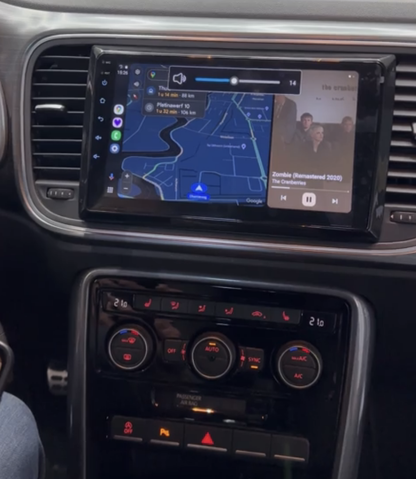 Autoradio Carplay GPS écran tactile QLED Android Auto Volkswagen Beetle de 2016 à 2019
