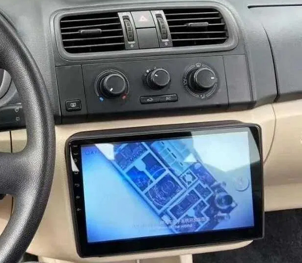 Autoradio Carplay GPS écran tactile QLED Android Auto Skoda Fabia de 2007 à 2014