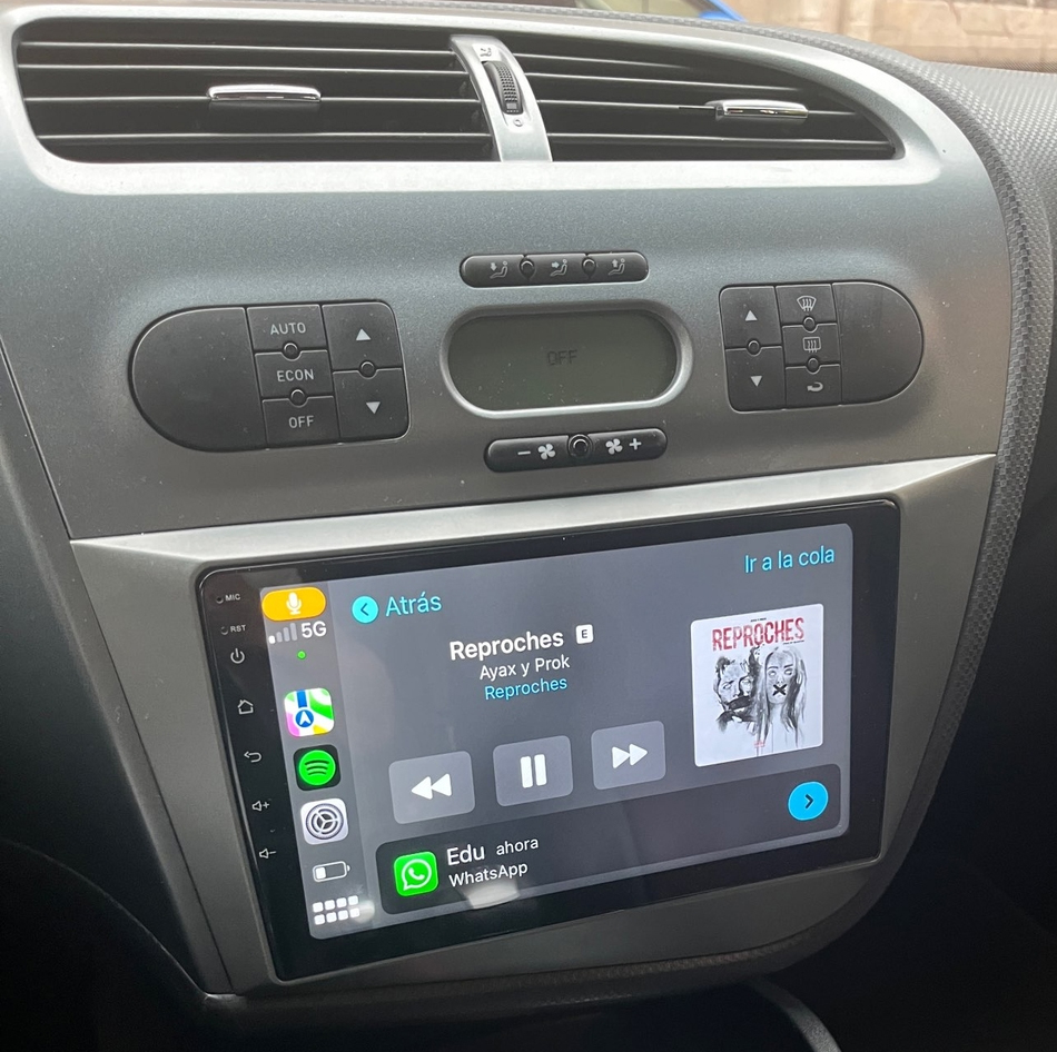 Autoradio Carplay GPS écran tactile QLED Android Auto Seat Altea de 2004 à 2015
