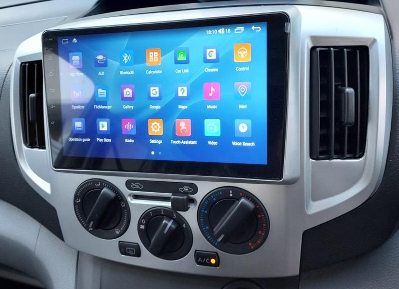 Ecran tactile QLED GPS Apple Carplay et Android Auto sans fil Nissan NV200 de 2009 à 2013