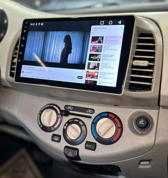 Autoradio Carplay GPS écran tactile QLED Android Auto Nissan Micra de 2002 à 2010