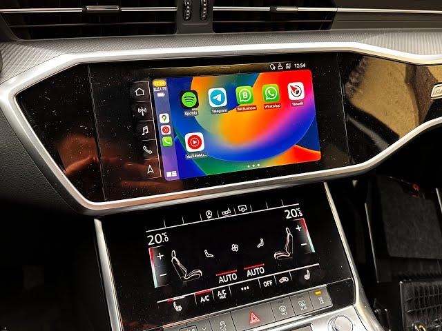 Boîtier CarPlay & Android Auto Sans Fil pour Audi A6/A7 depuis 2018 - Compatible Écran d\'Origine